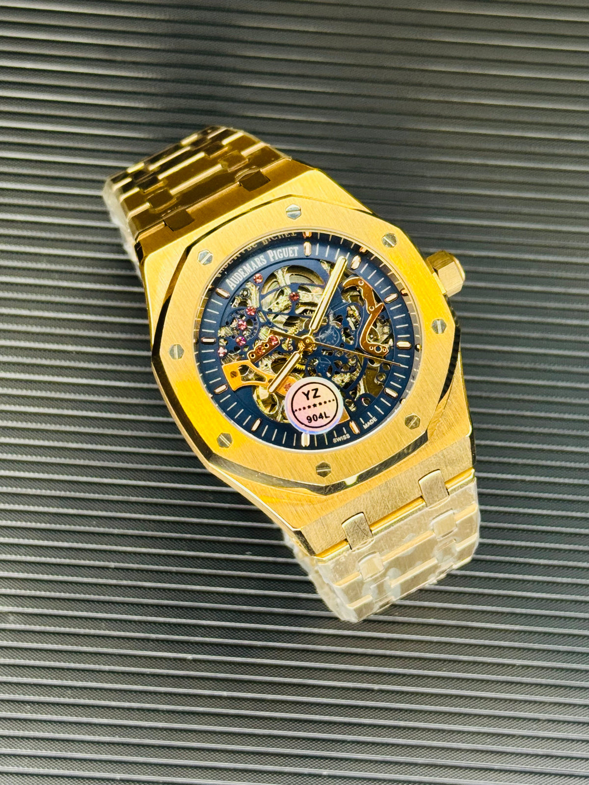 AP Copper Navy Automatic Skeleton Dial Super Clone Watch