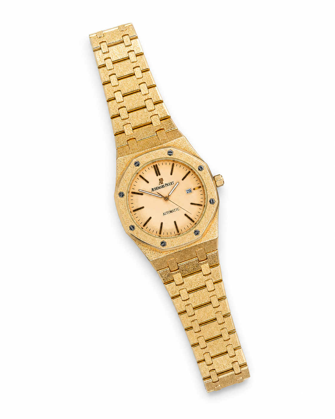 Frosted Rose Gold AP Watch