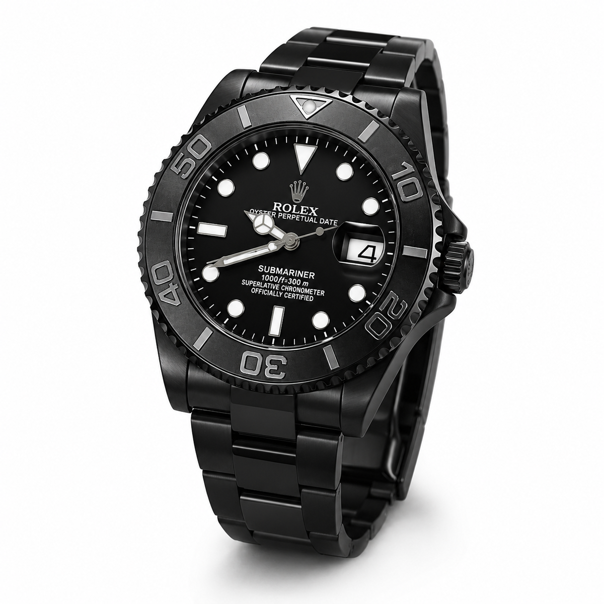 All Black Chain Yatchmaster Watch
