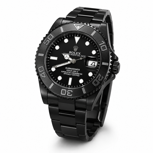 All Black Chain Yatchmaster Watch