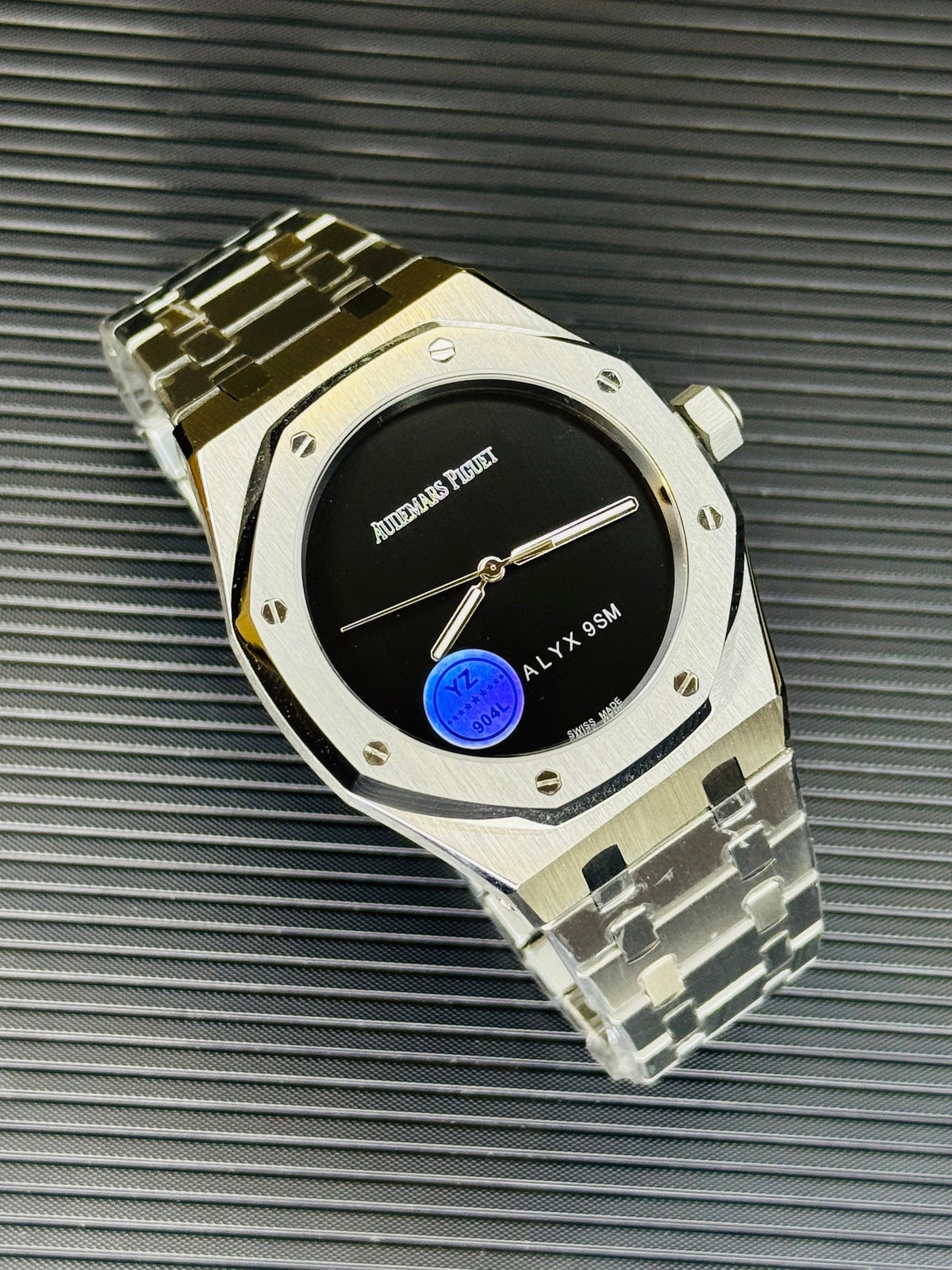 AP Super Clone Silver Black Royal Oak Watch