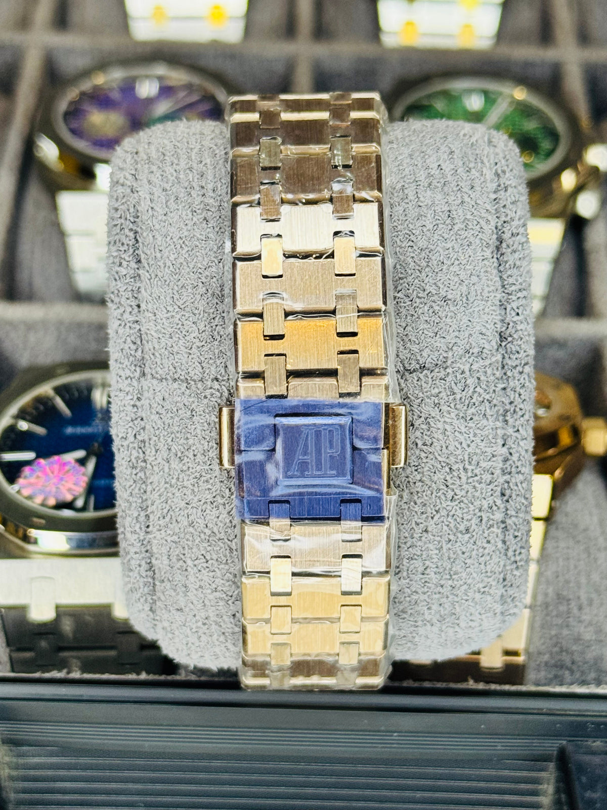 AP Super Clone Rose White Waffle Royal Oak Watch