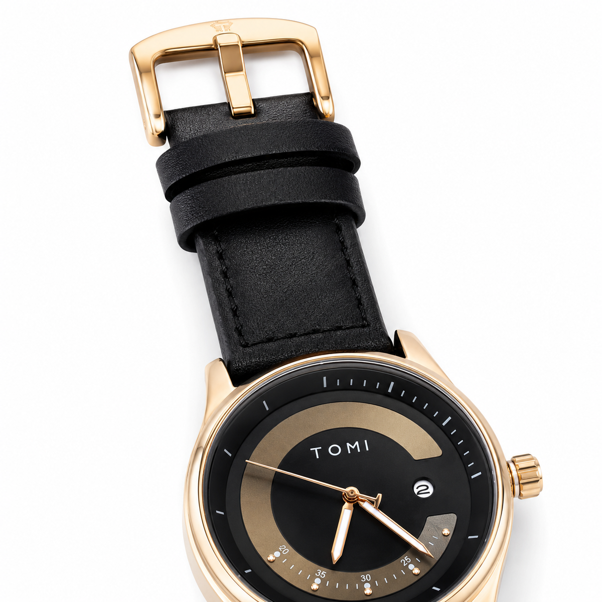 Tomi Royal Gold Dial Watch