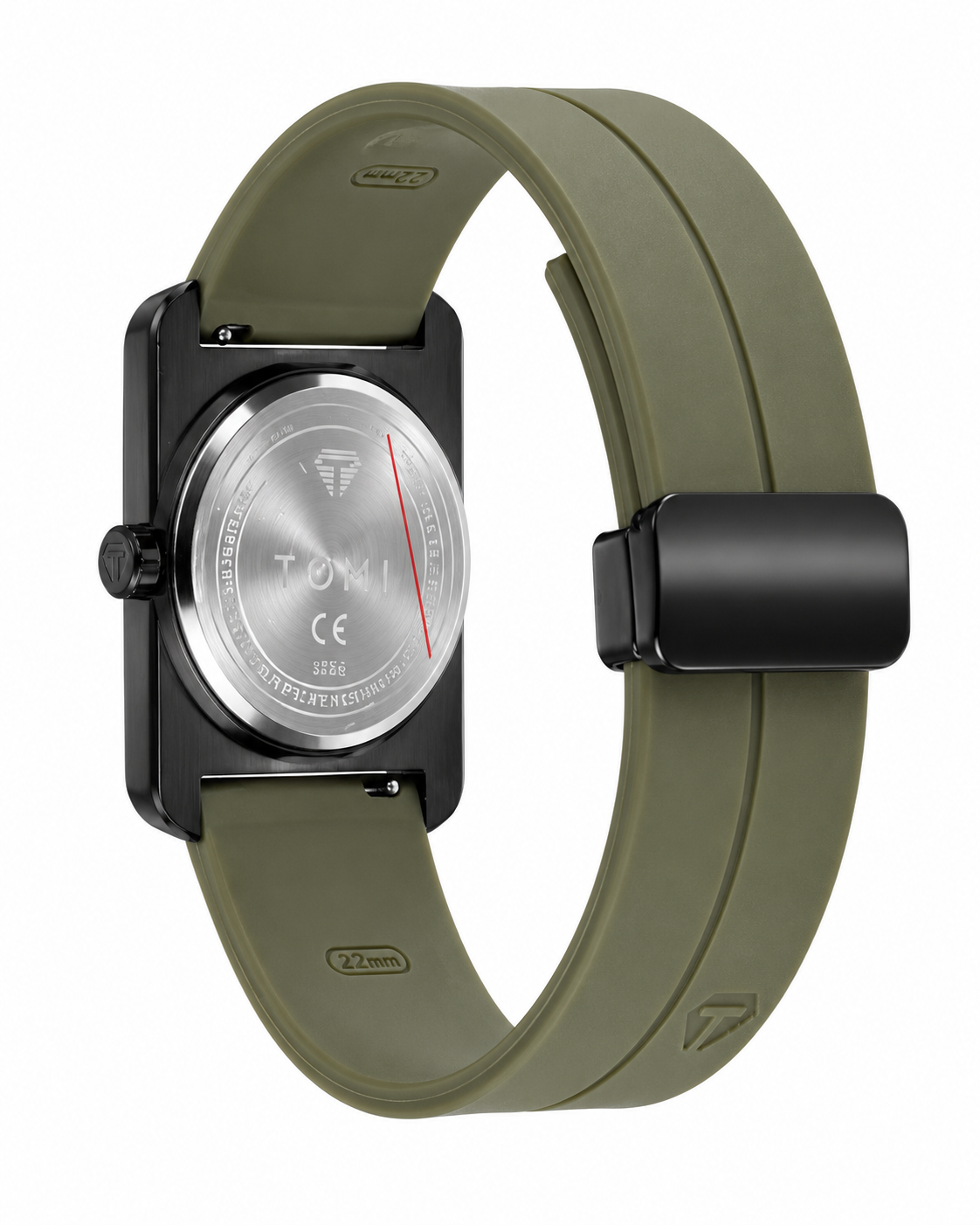 Tomi Tank Magnetic Strap Watch