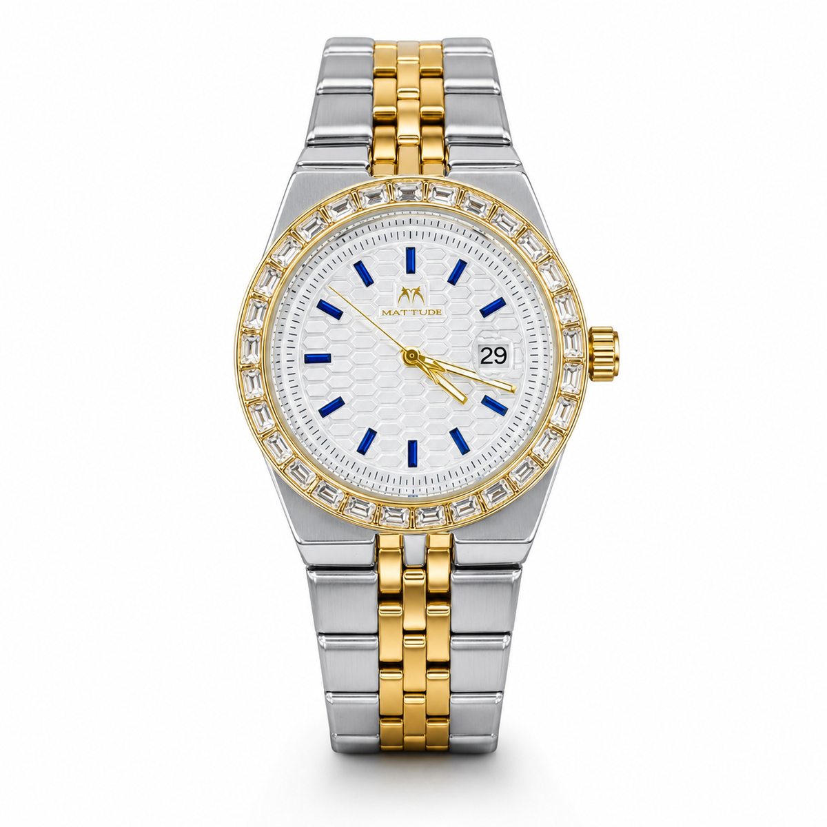 Two Tone White Luxus Watch