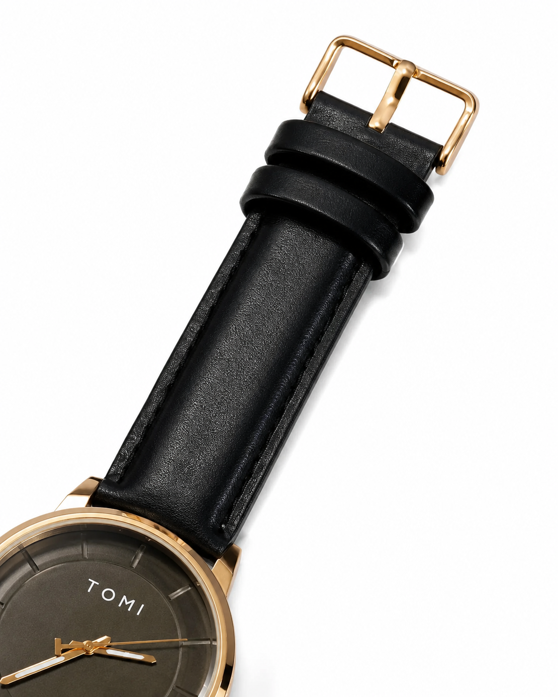 Tomi Gold Black Galaxy Watch
