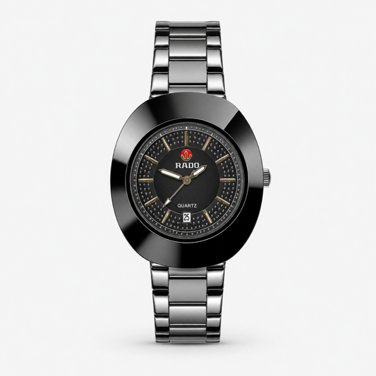 DiaStar Black Rado Quartz Watch