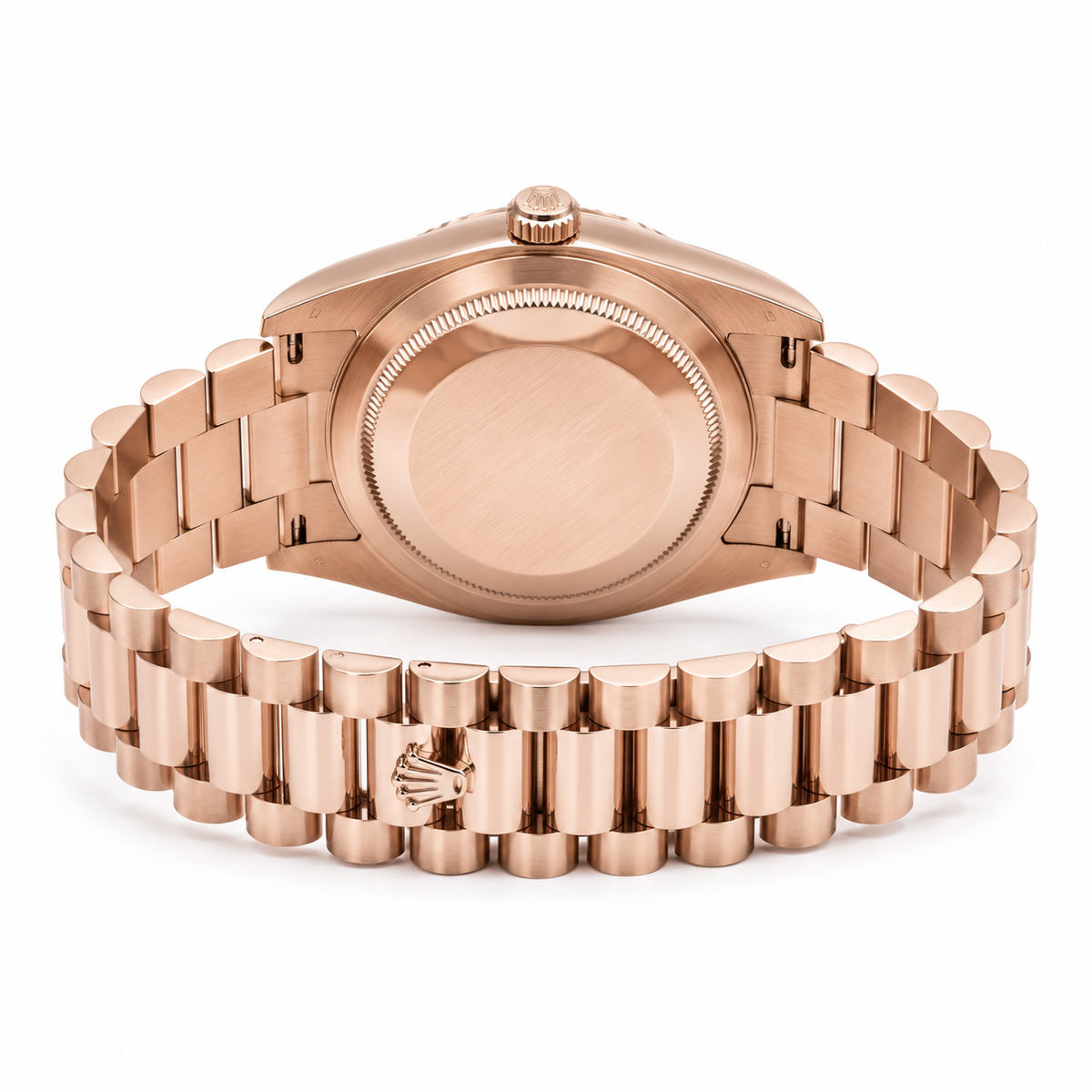 Day Date Rose Gold Indigo Dial Automatic Super Clone Watch