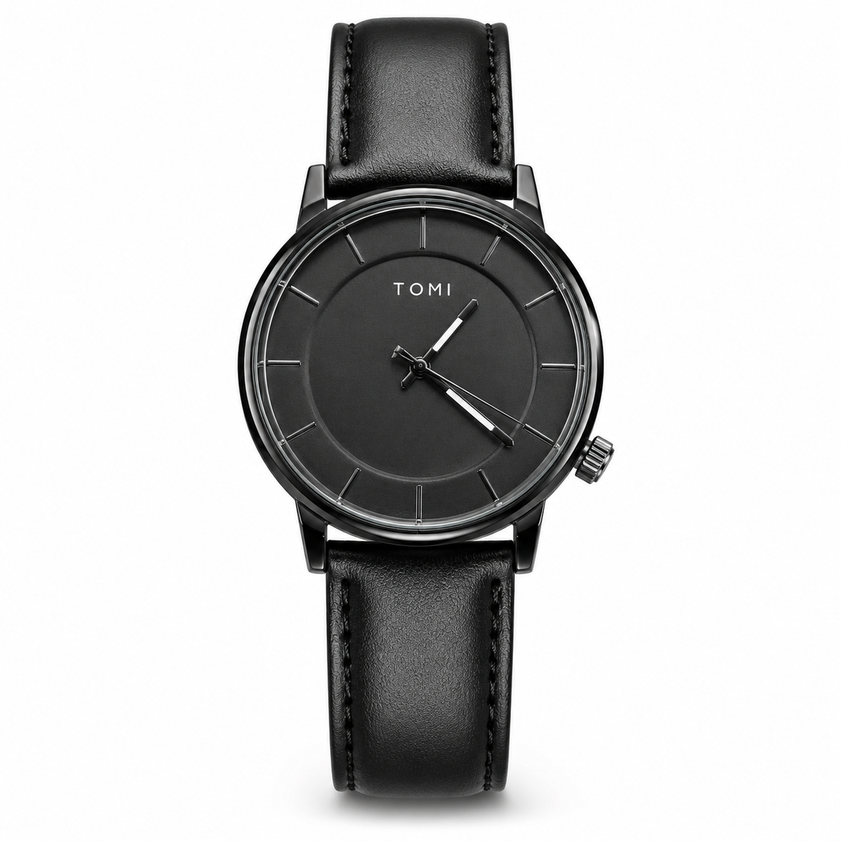 Tomi All Black Galaxy Dial Watch