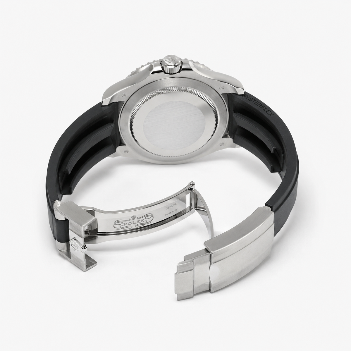 Black Silver Yatchmaster Oyster Watch