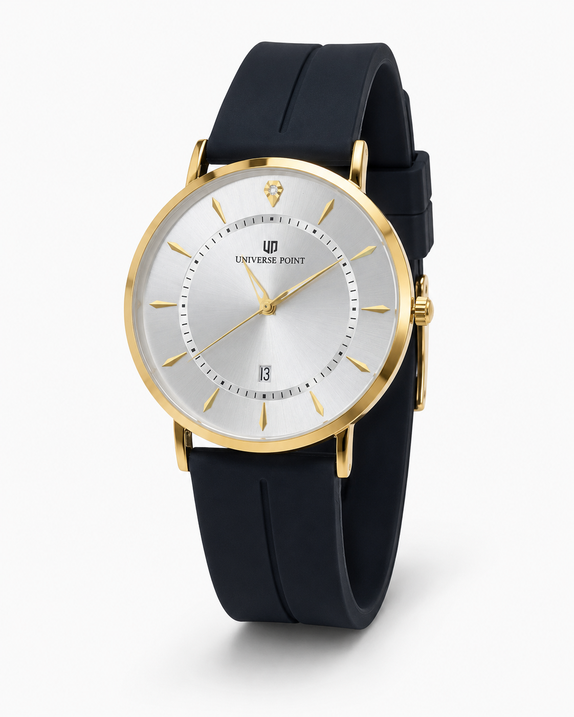 Black White Slim Balloon Universe Point Watch