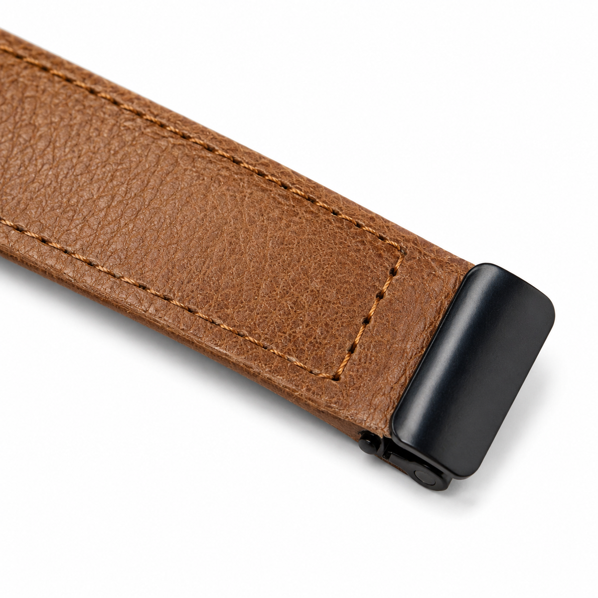 Tomi Brown Black Leather Magnetic Strap Watch