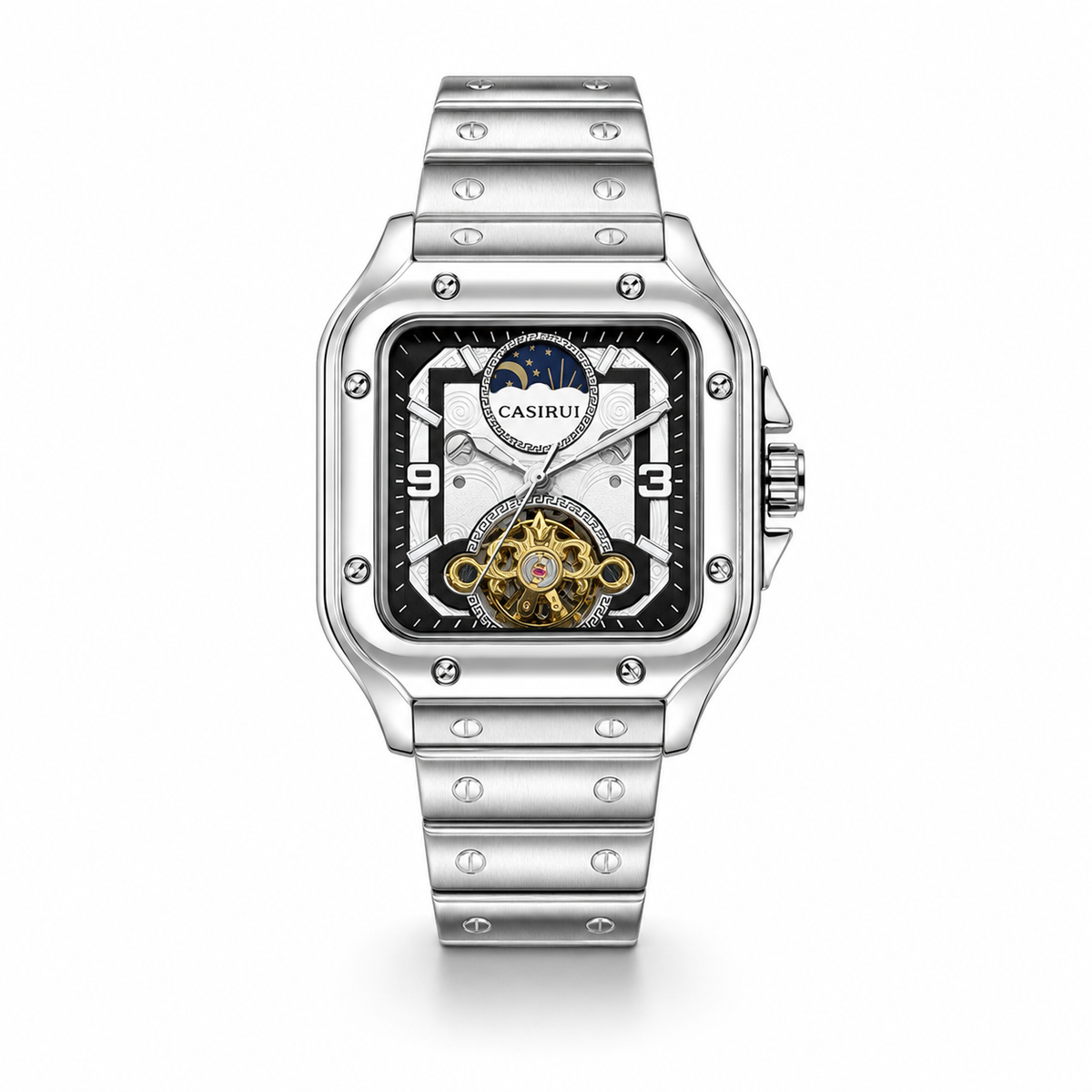 Casirui Mechanical Chrono-Square Watch