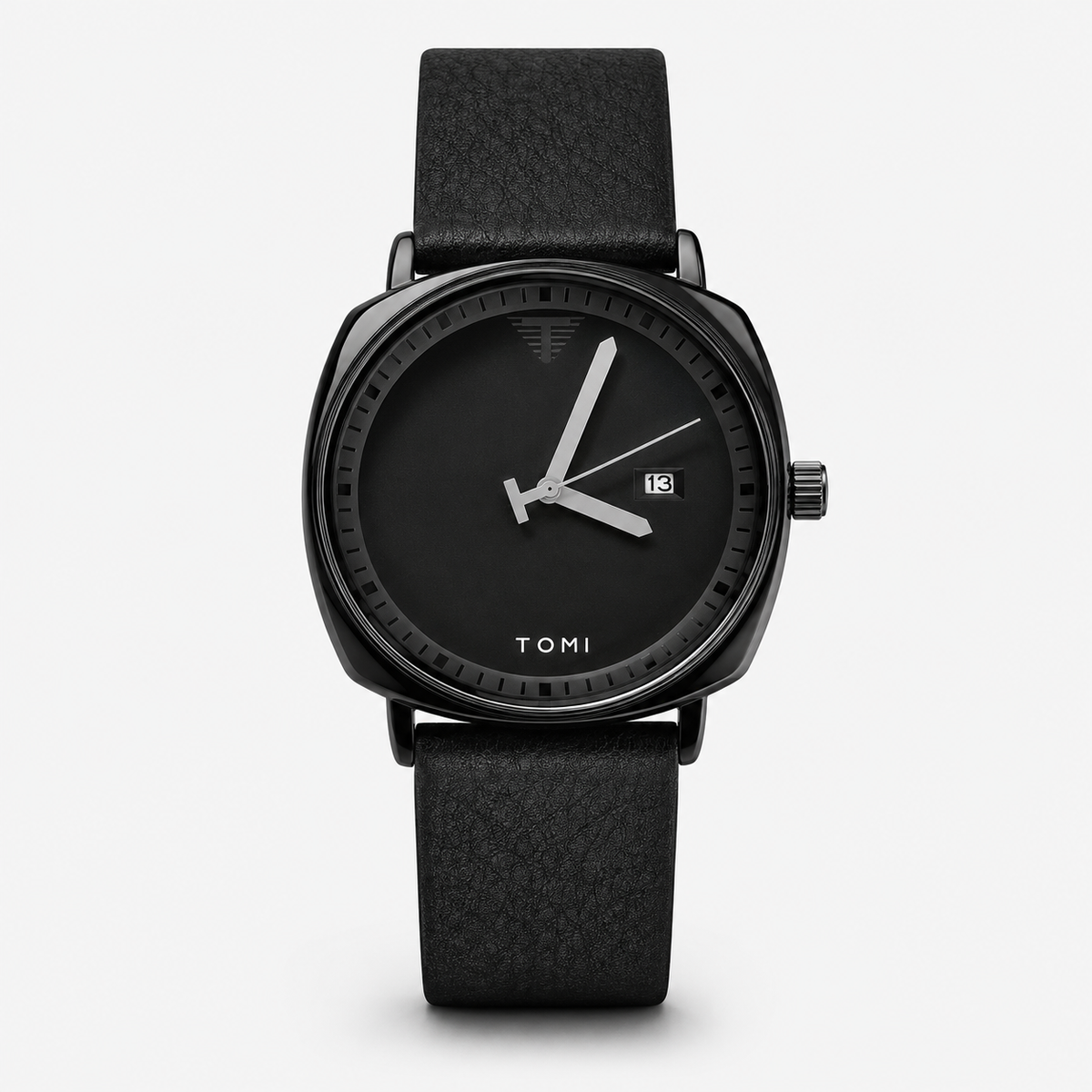 Tomi All Black Sleek Dial Watch