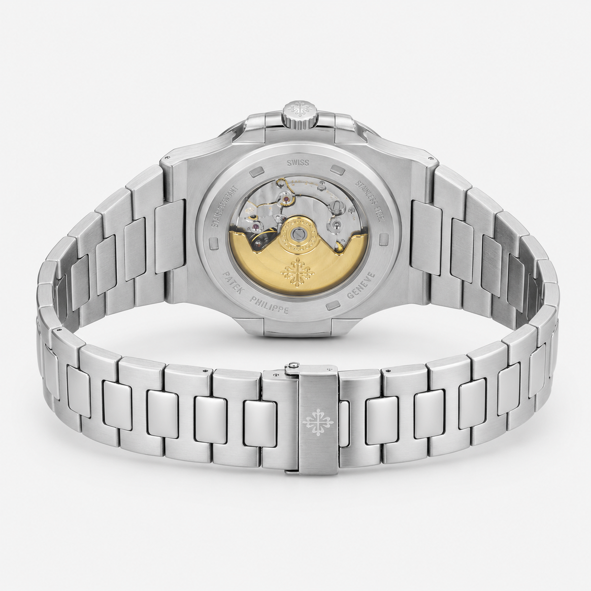 Silver Green Automatic Nautilus Super Clone Watch