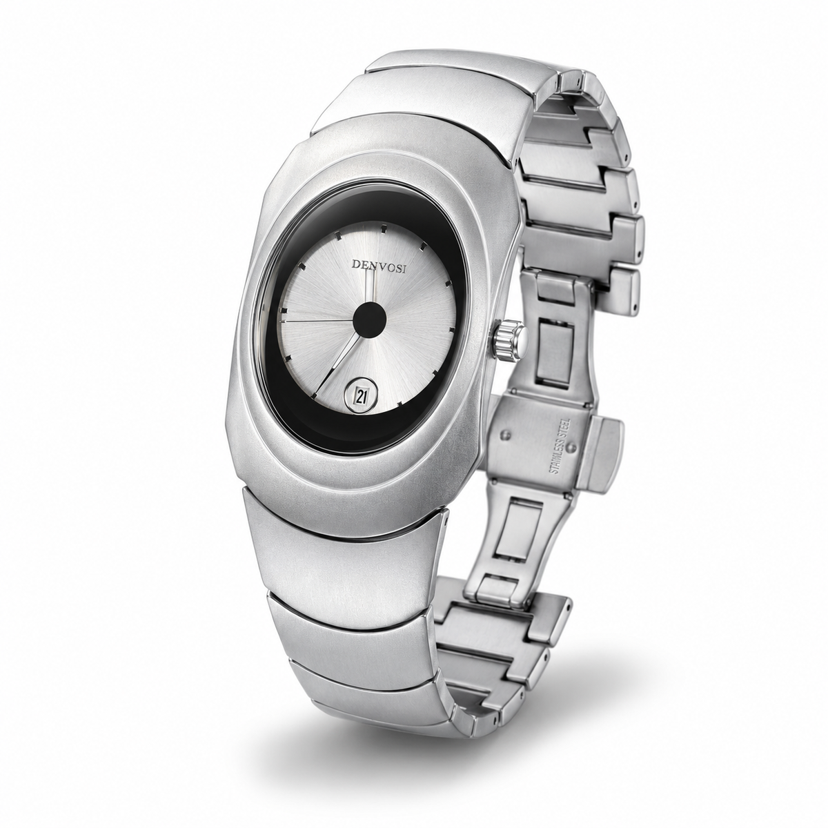 Silver White Matrix Watch