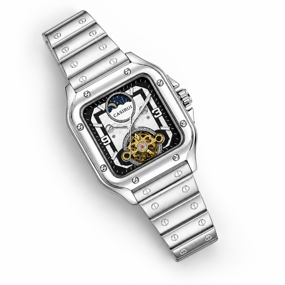 Casirui Mechanical Chrono-Square Watch