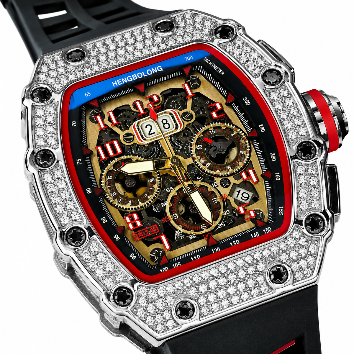 RM Iced Bezel Premium Watch