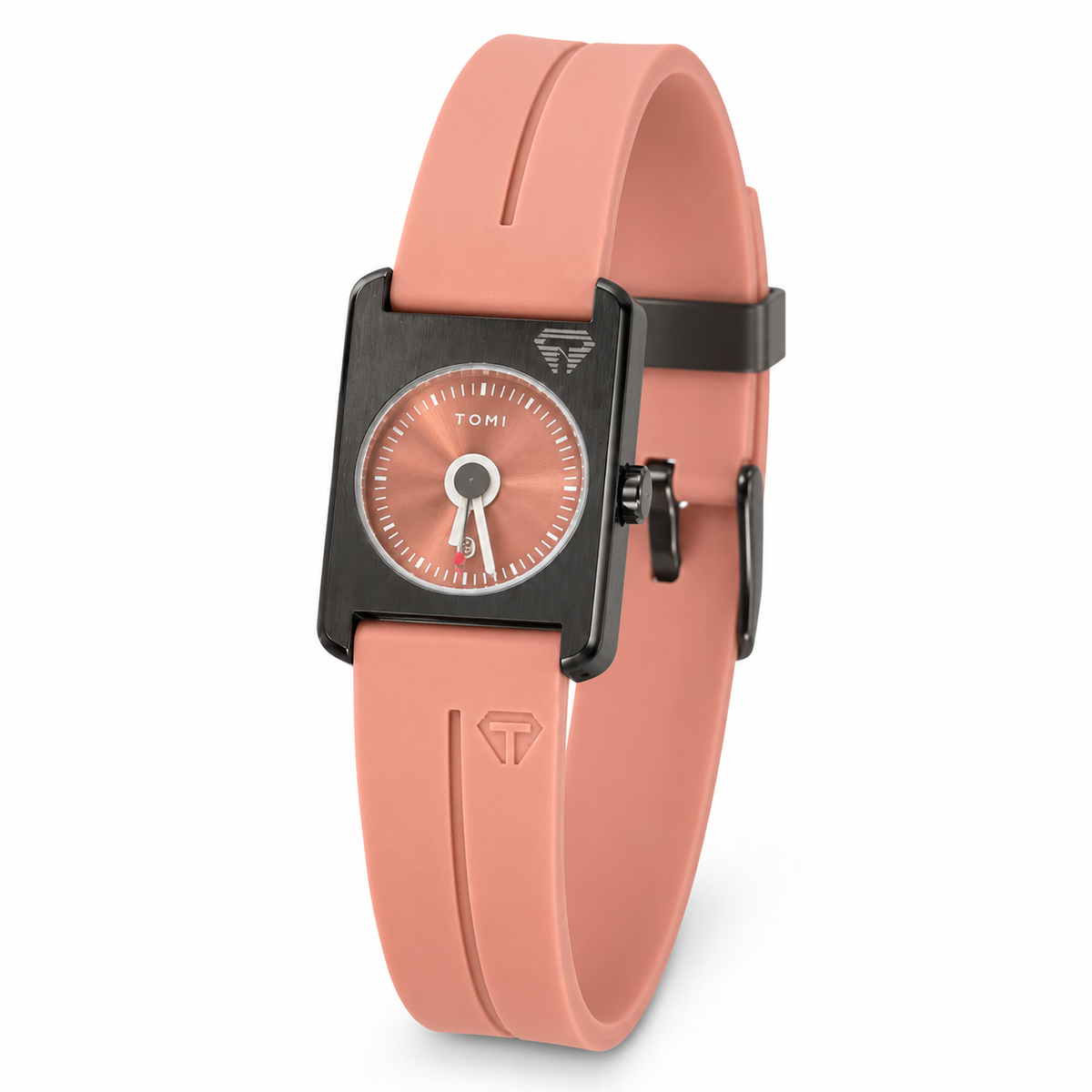 Tomi Brown Tank Magnetic Strap Watch