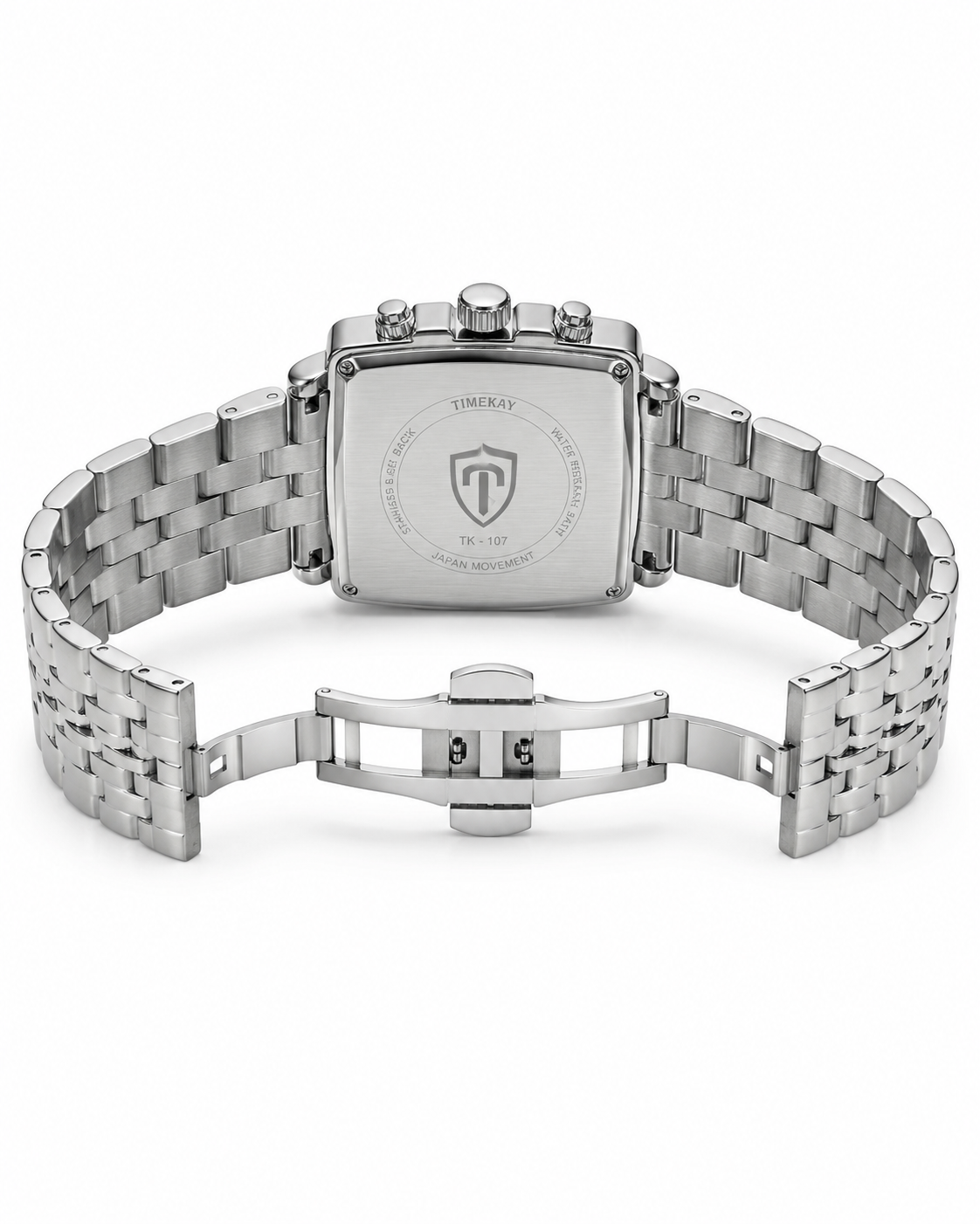 Timekey Square Chain Chronograph Watch