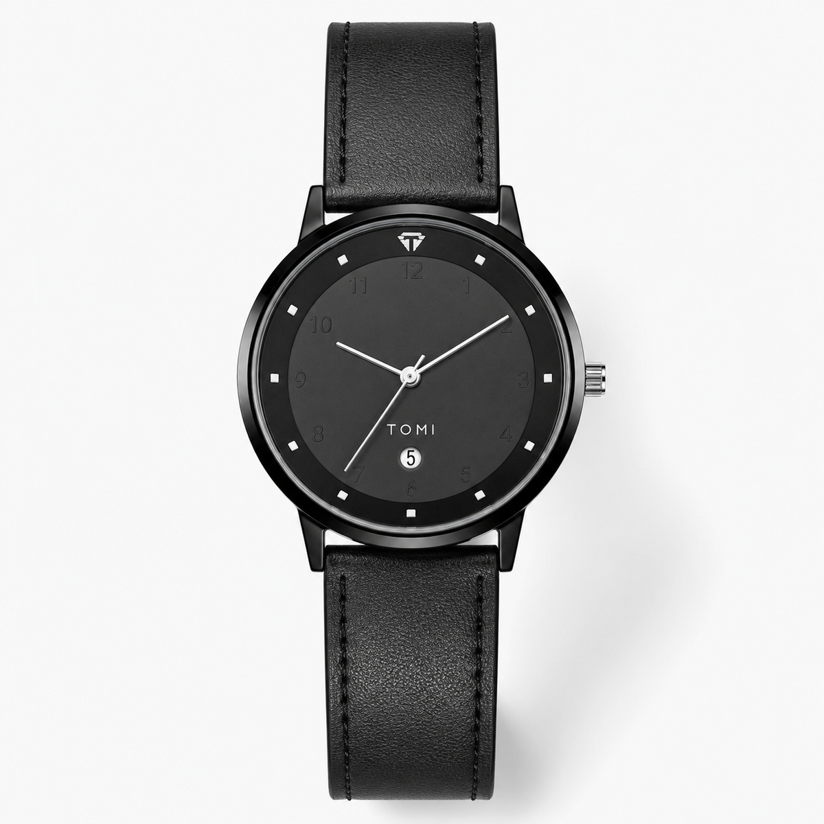 Tomi All Black Elegance Dial Watch