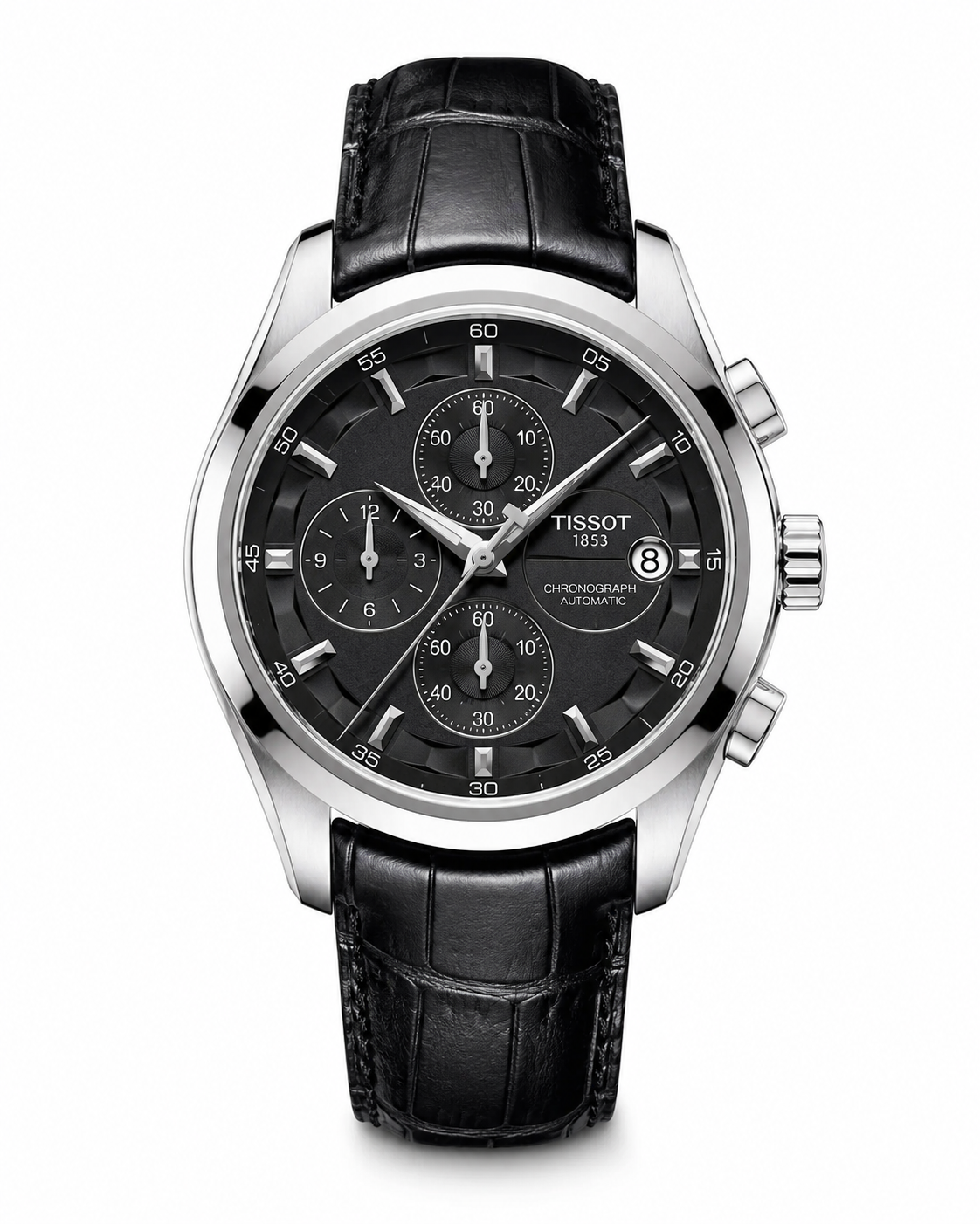 All Black Branded Tissot 1853 Special Edition Chronograph Watch