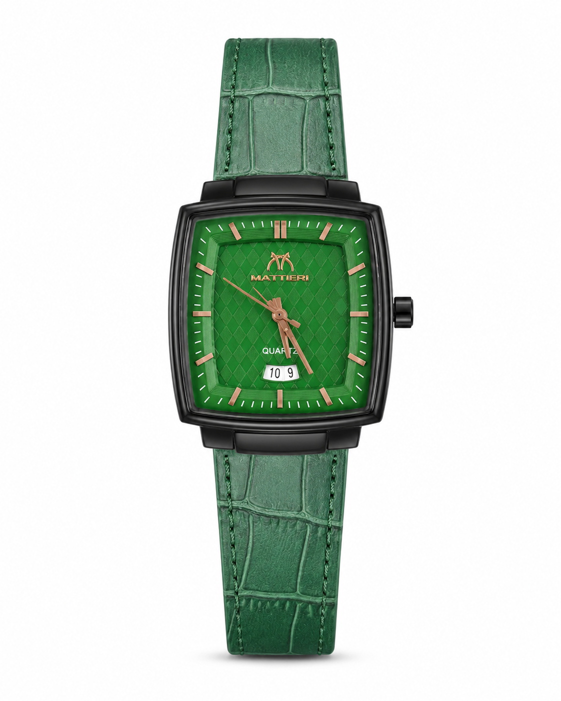 The Sovereign Tonneau | Executive Leather Strap Watch