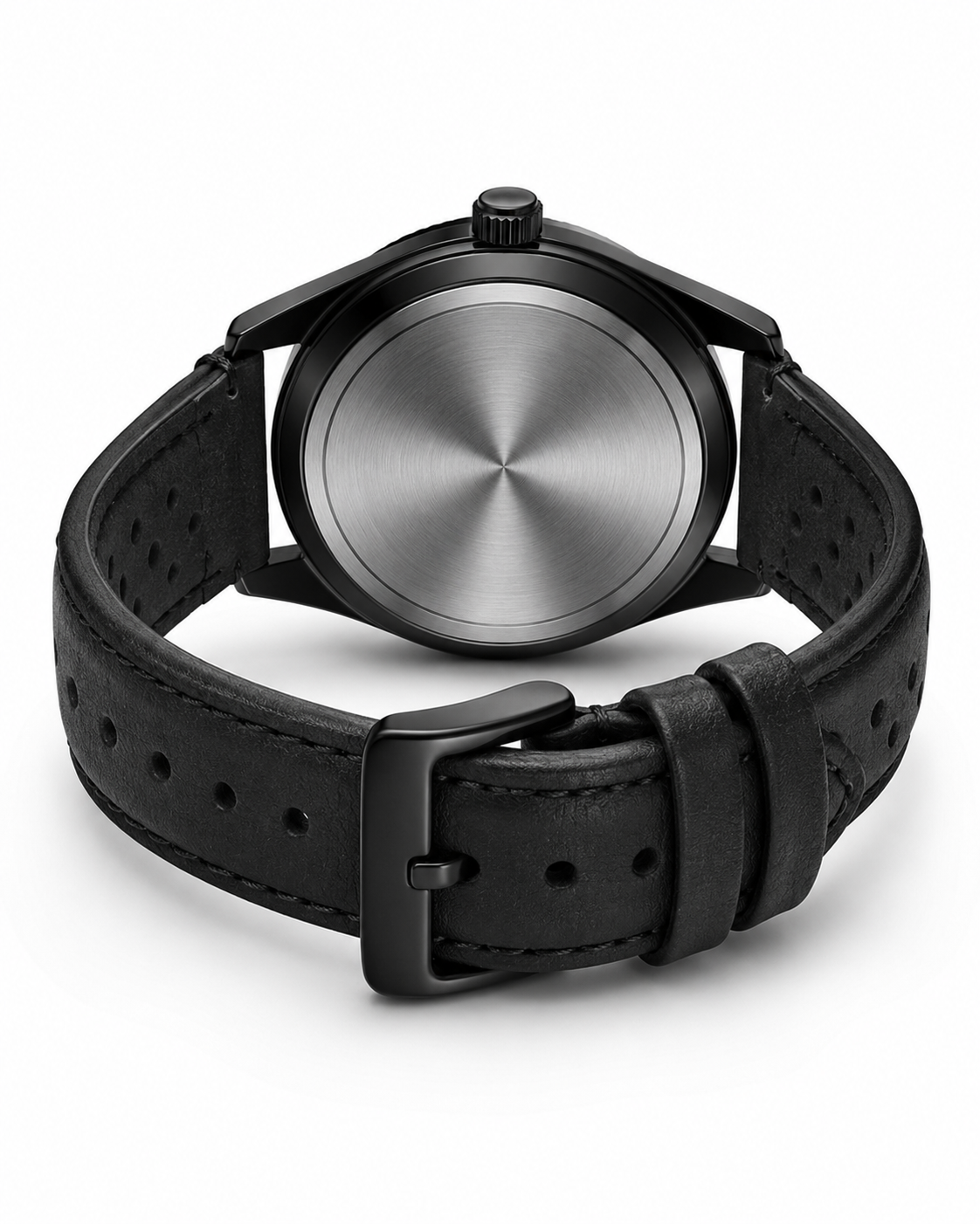 Tomi All Black Jaguar Dial Watch