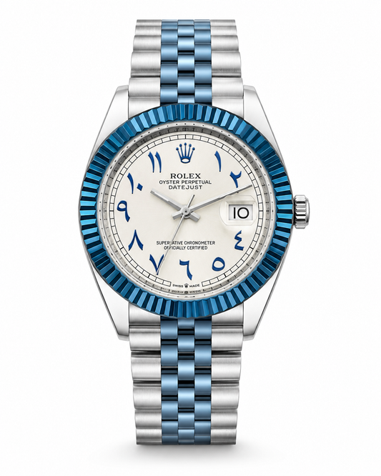 Silver Tungsten Date Just Watch