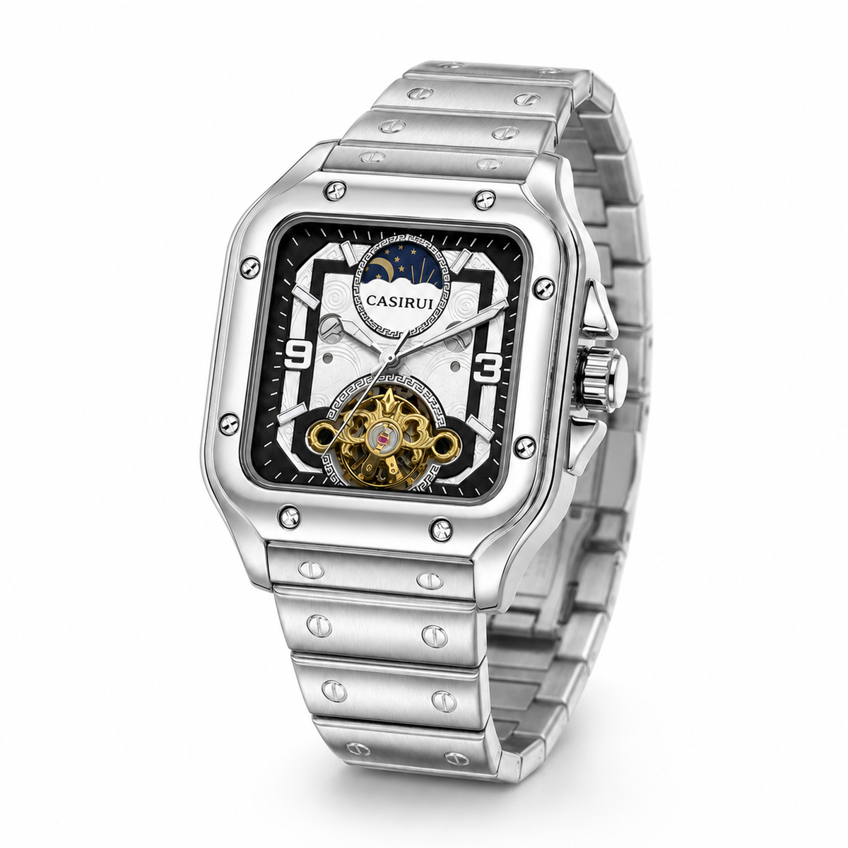 Casirui Mechanical Chrono-Square Watch