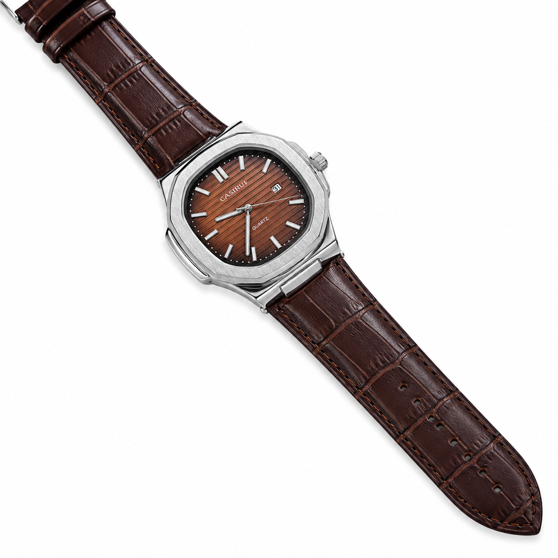 Chocolate Brown Casirui Nautilus Watch