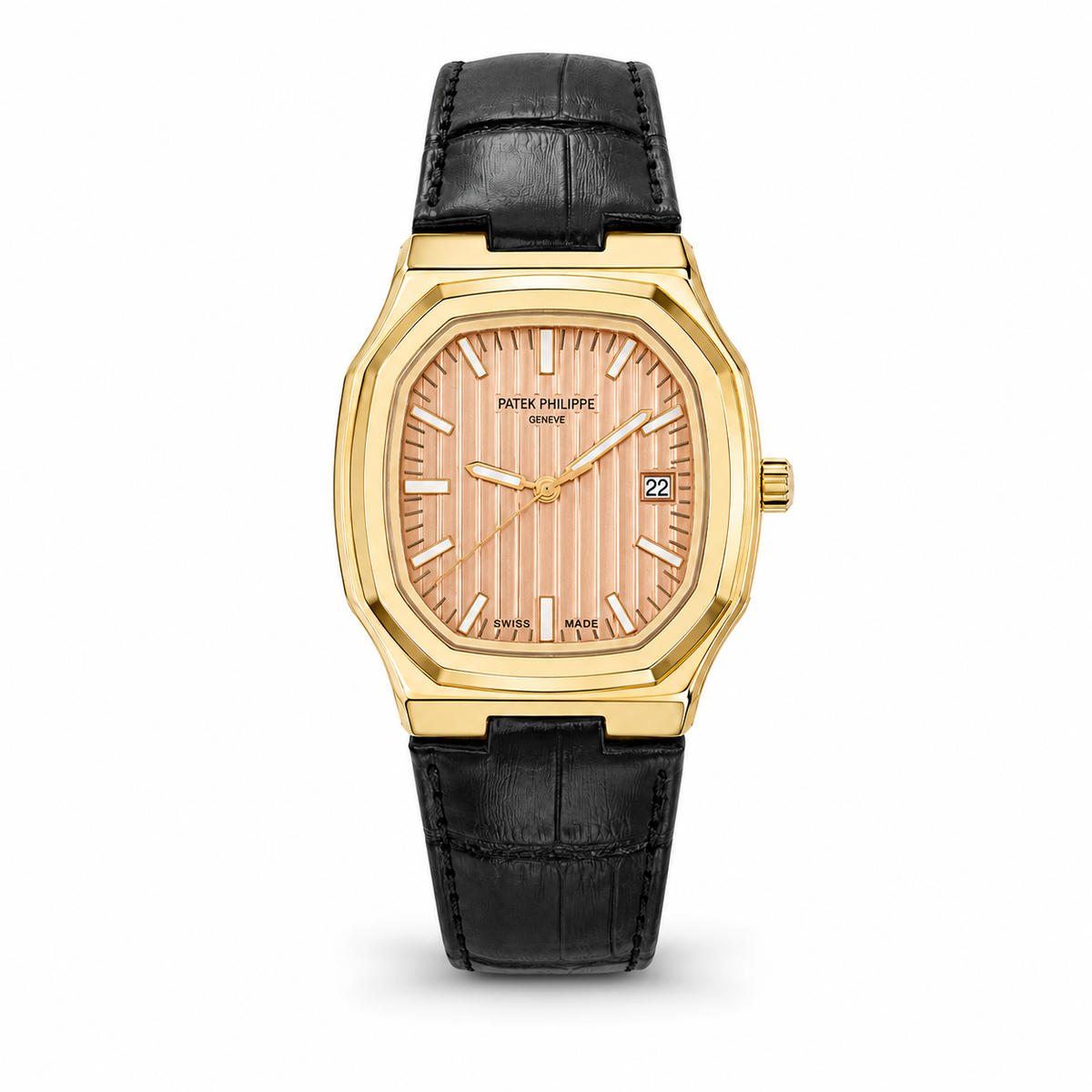 Heritage Ellipse Black Strap Dress Watch