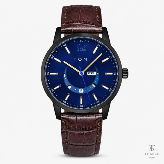 Brown Sapphire Tomi Crescent Watch