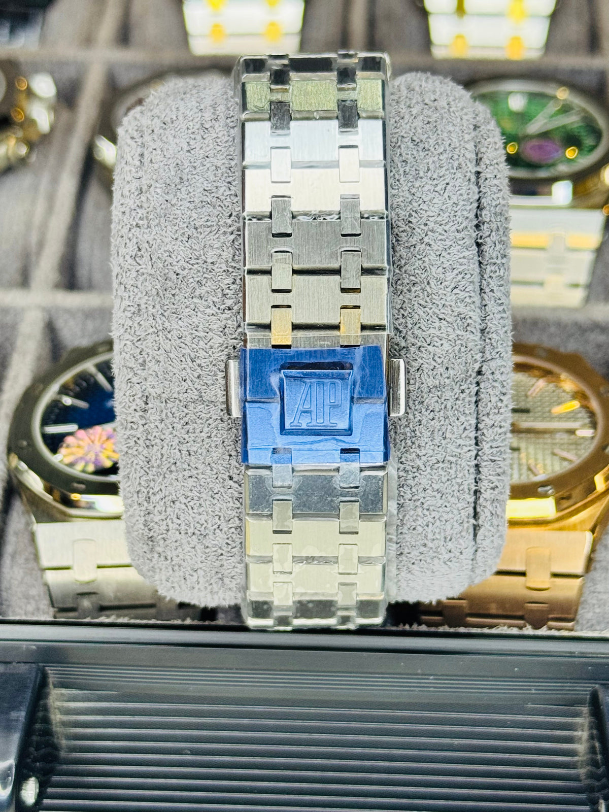 AP Super Clone Silver Black Royal Oak Watch