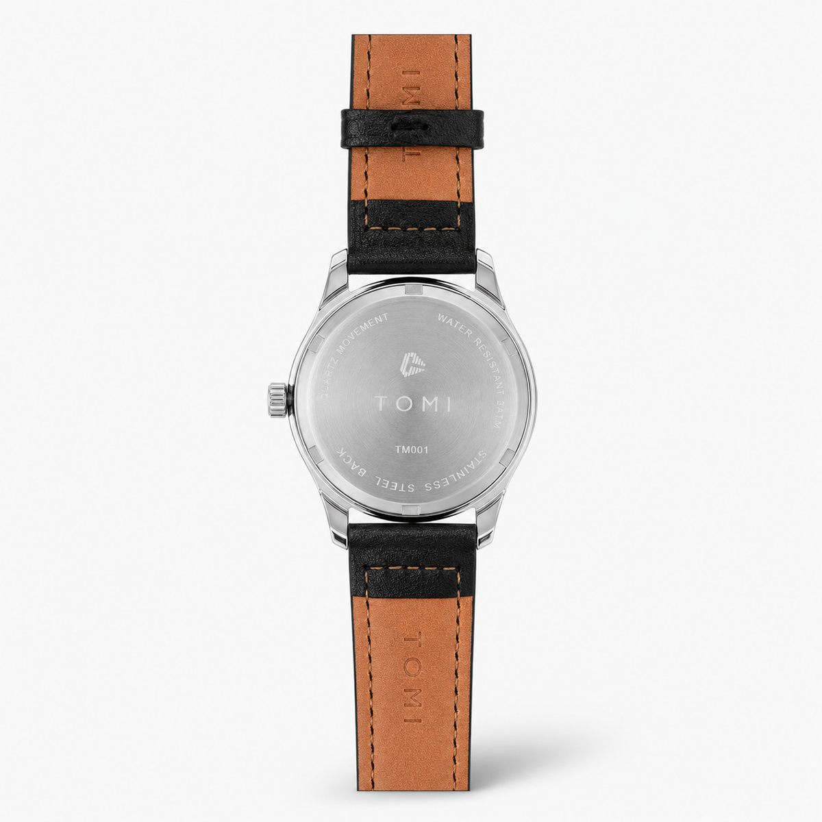 Tomi Black Silver Royal Dial Watch