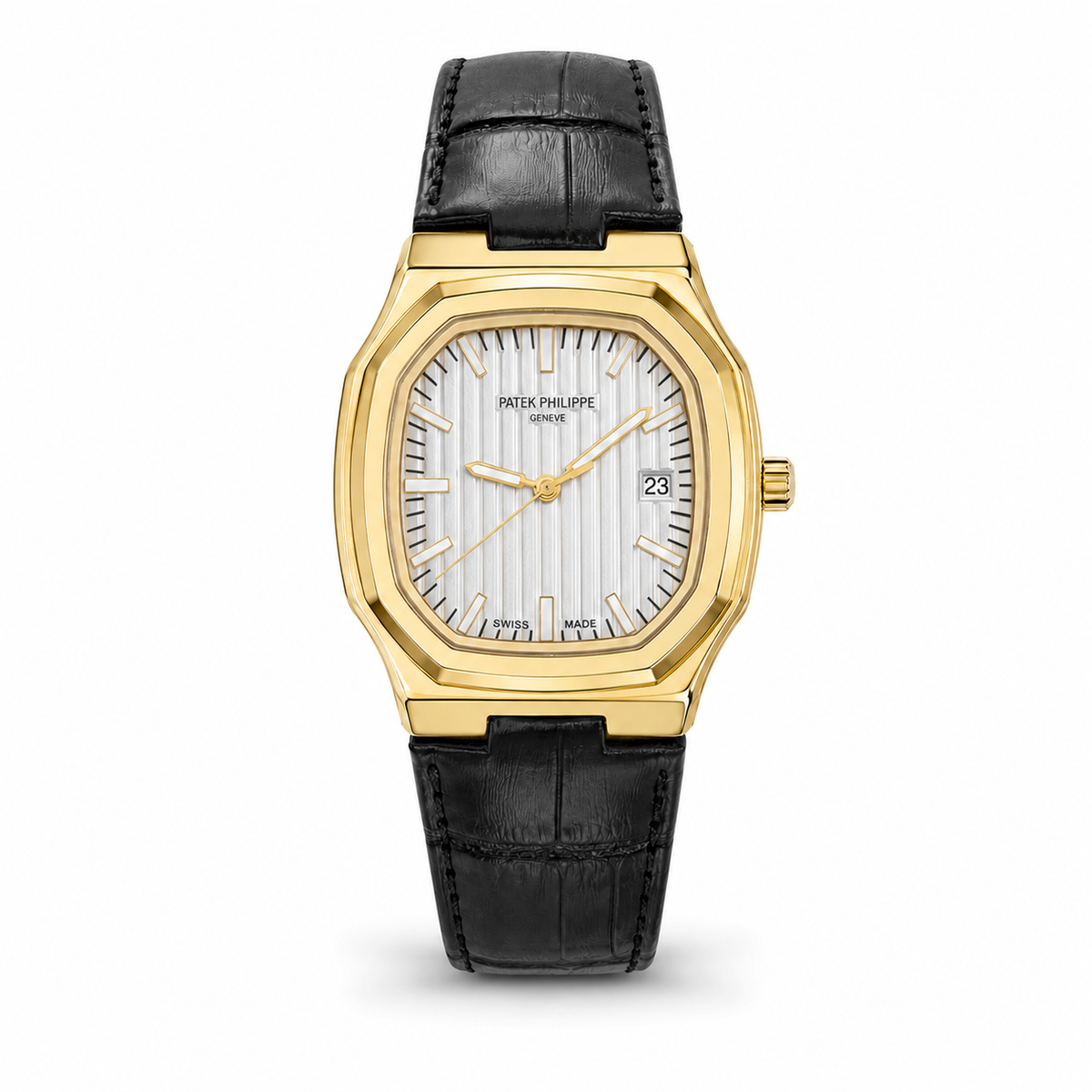Heritage Ellipse Black Strap Dress Watch
