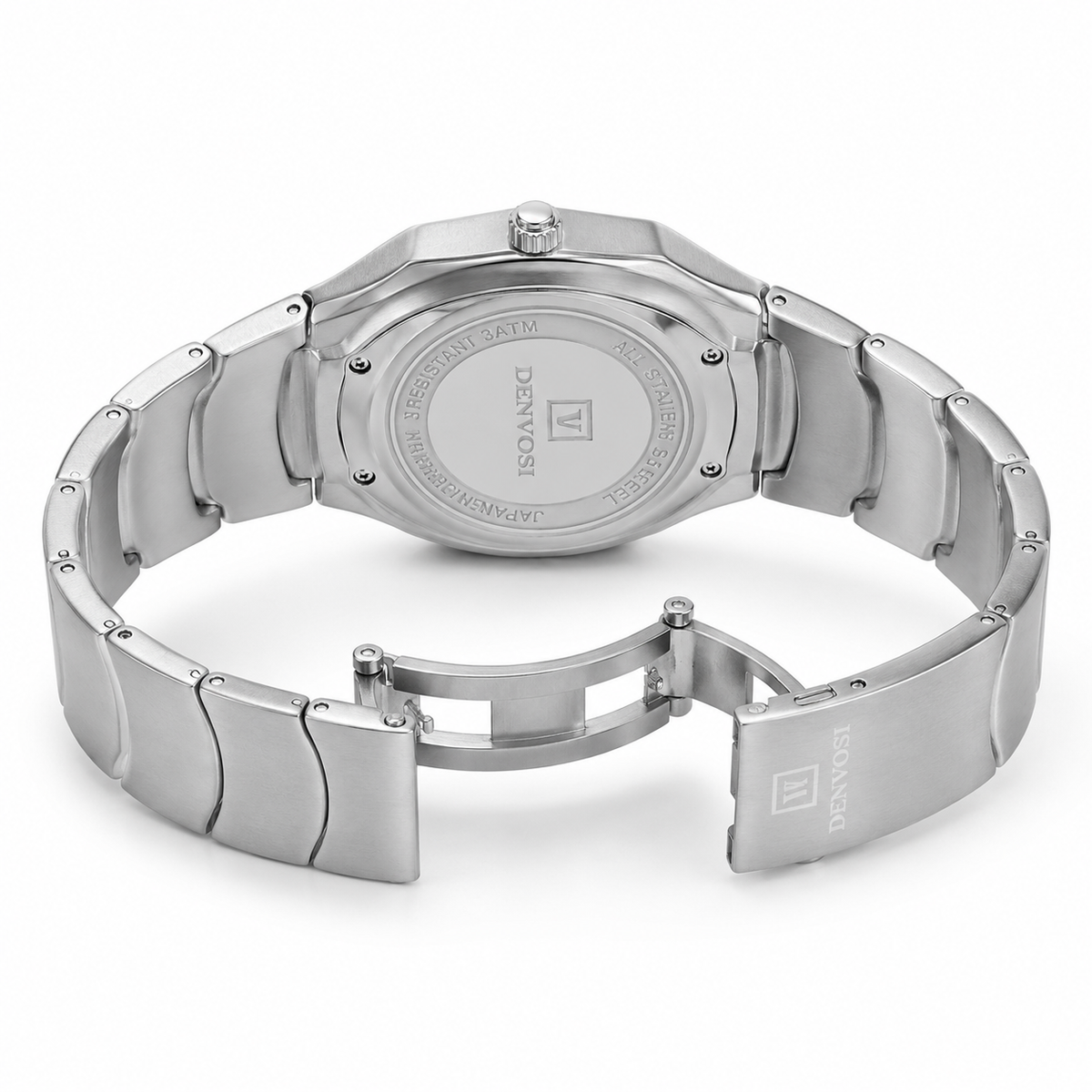 Silver Emerald Matrix Watch