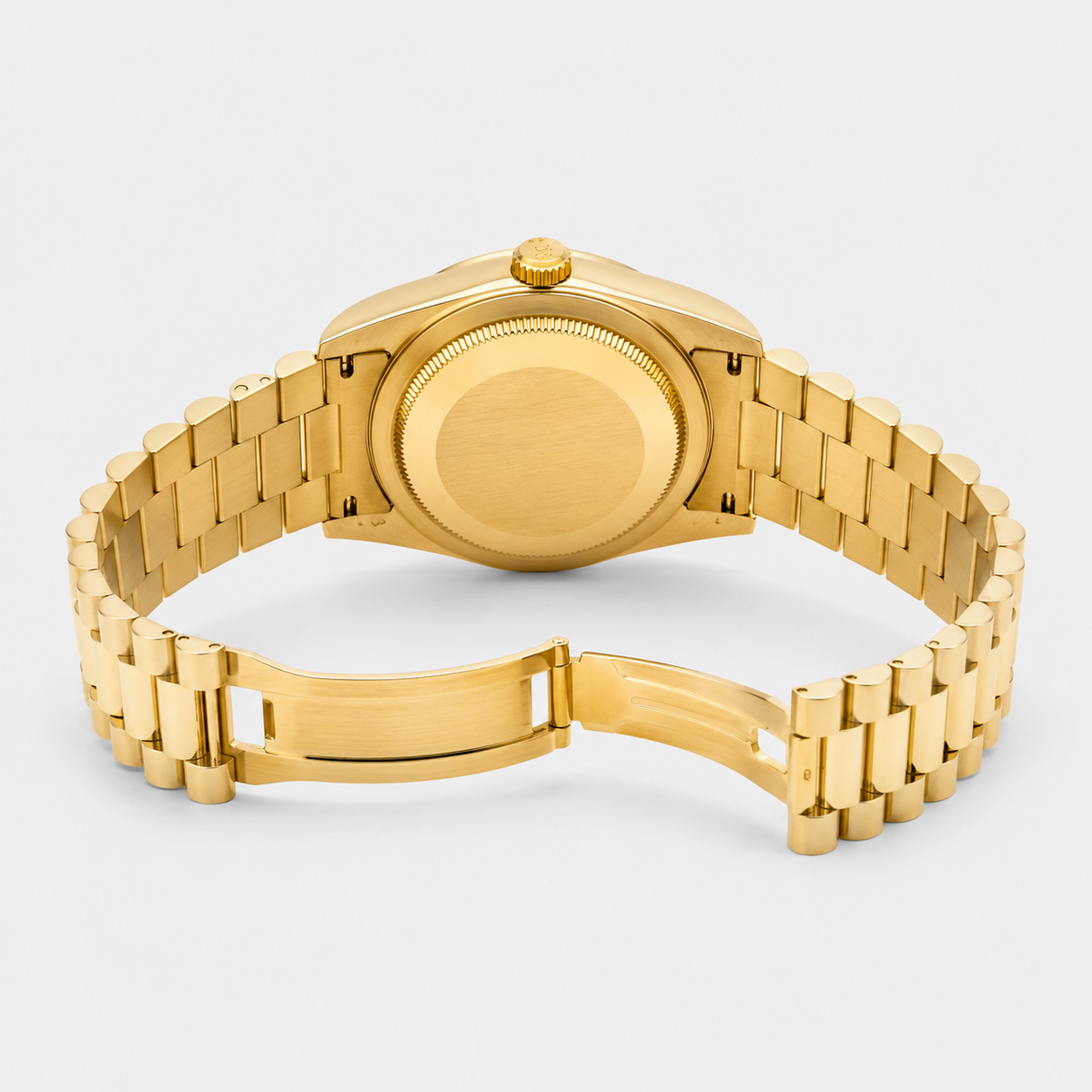 All Gold Plain Bezel Date Just Watch
