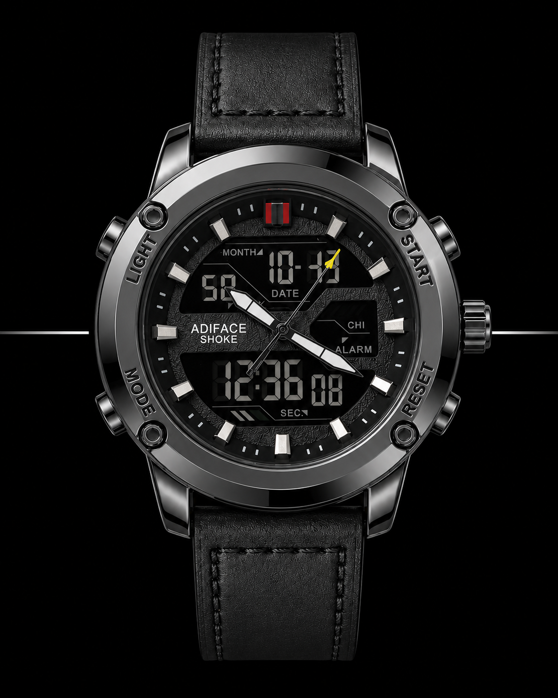 The Adiface Shoke Dual Time Watch
