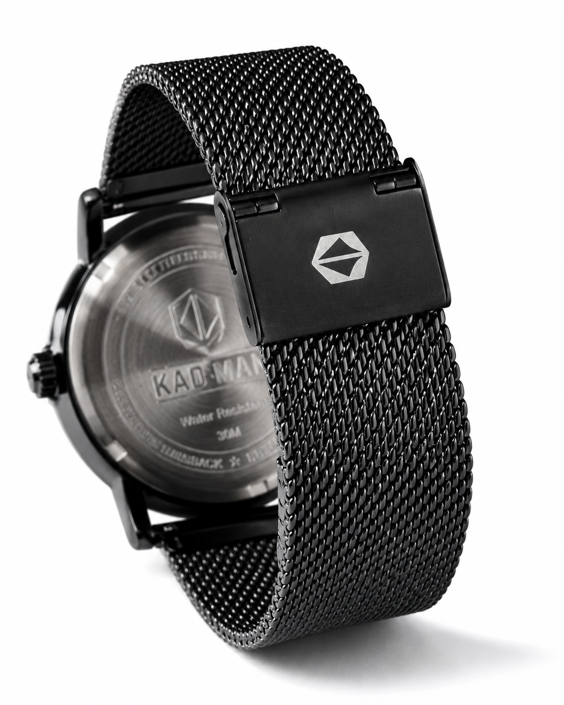 Kademan Black Mesh Premium Watch