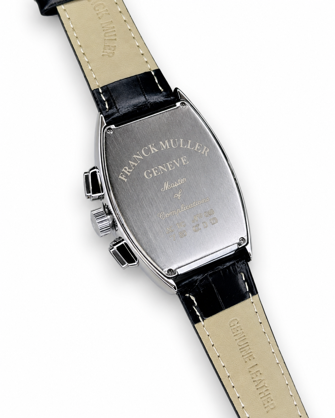 Frank Muller Black Silver Chronograph Dial Watch