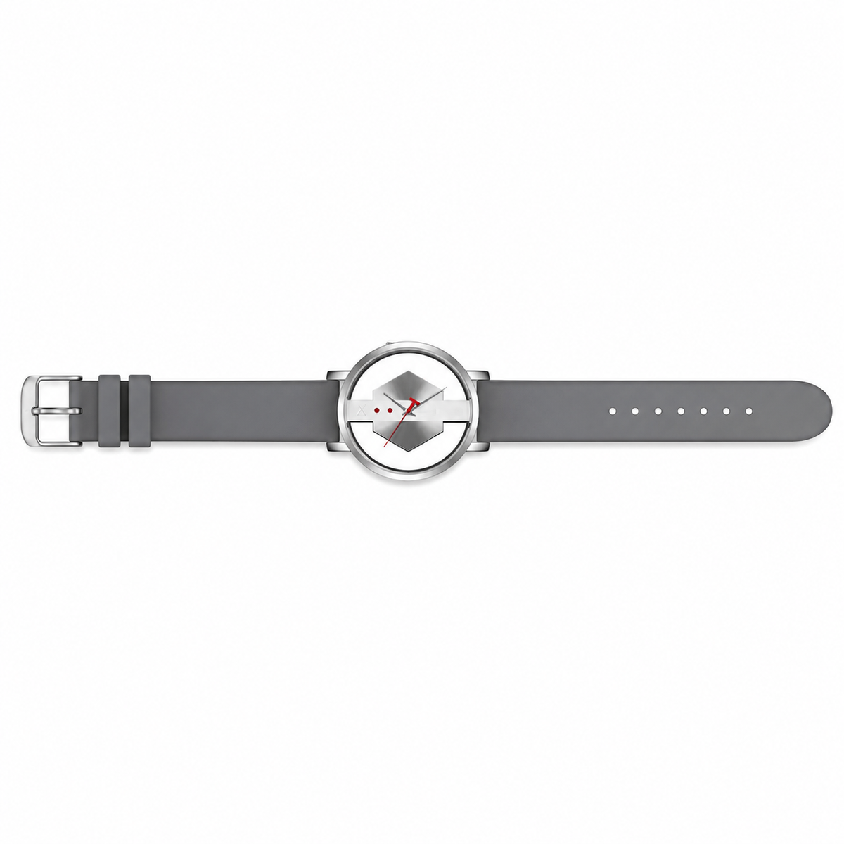 Tomi Ash Grey Hexa Dial Watch