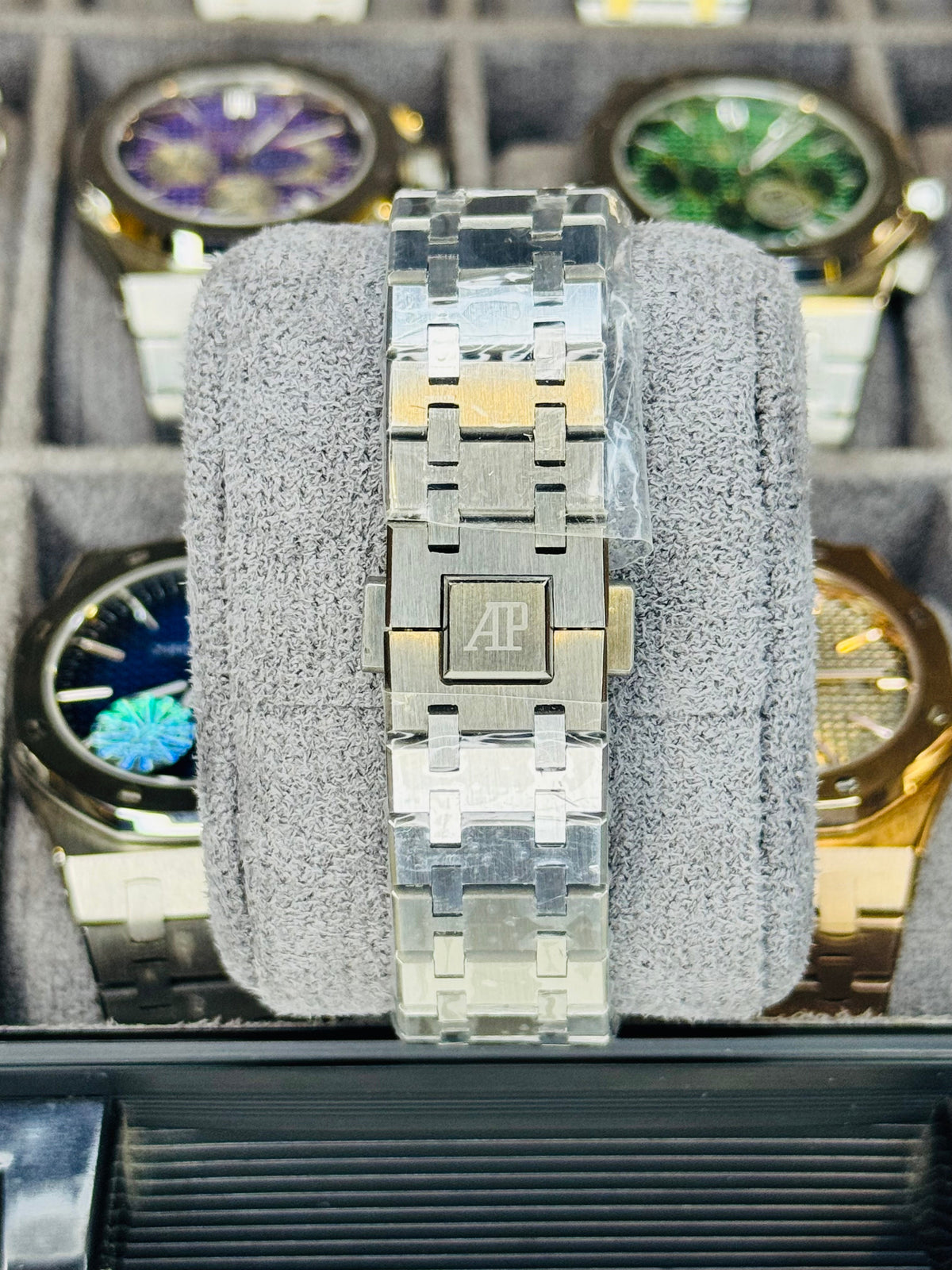 AP Super Clone Silver Sapphire Royal Oak Watch