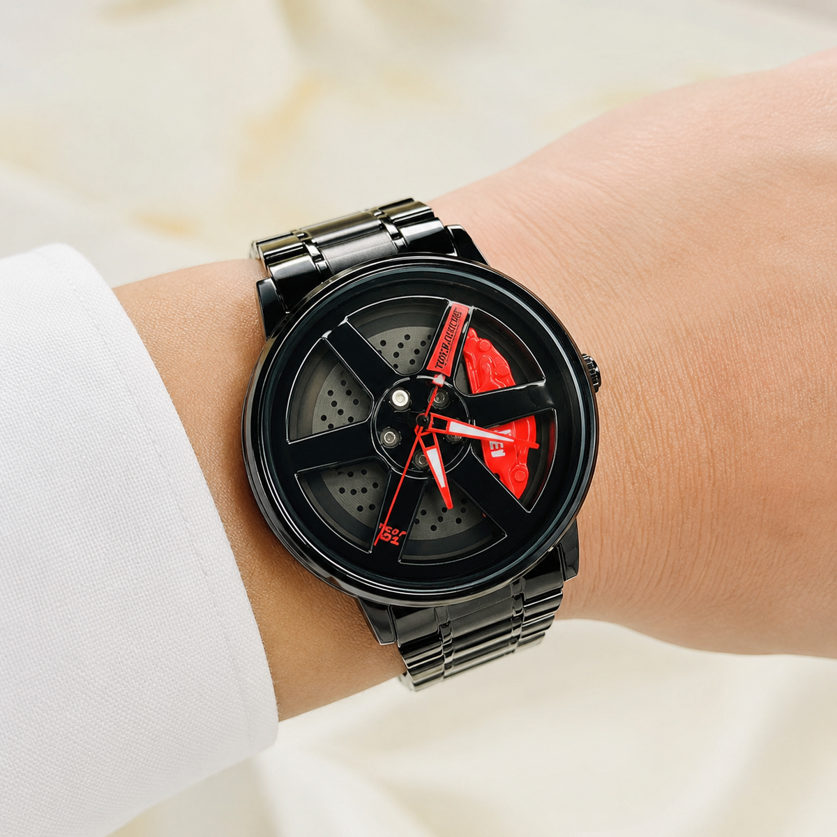 Skmei Red Vossen Ace Dial Wheel Watch