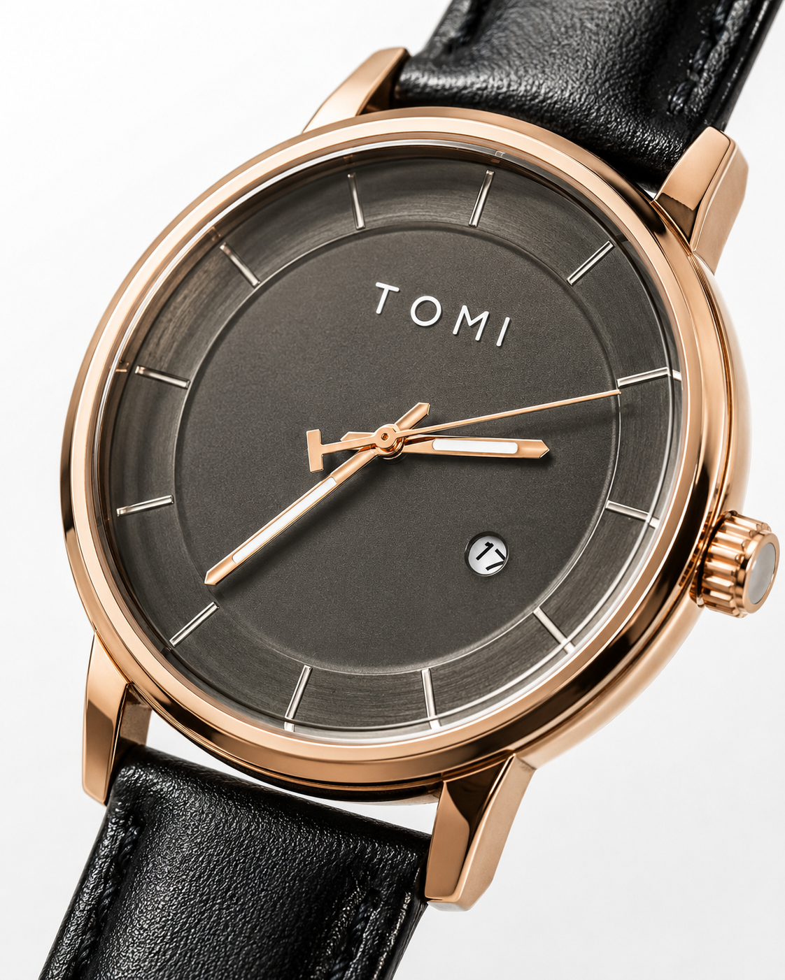 Tomi Gold Black Galaxy Watch