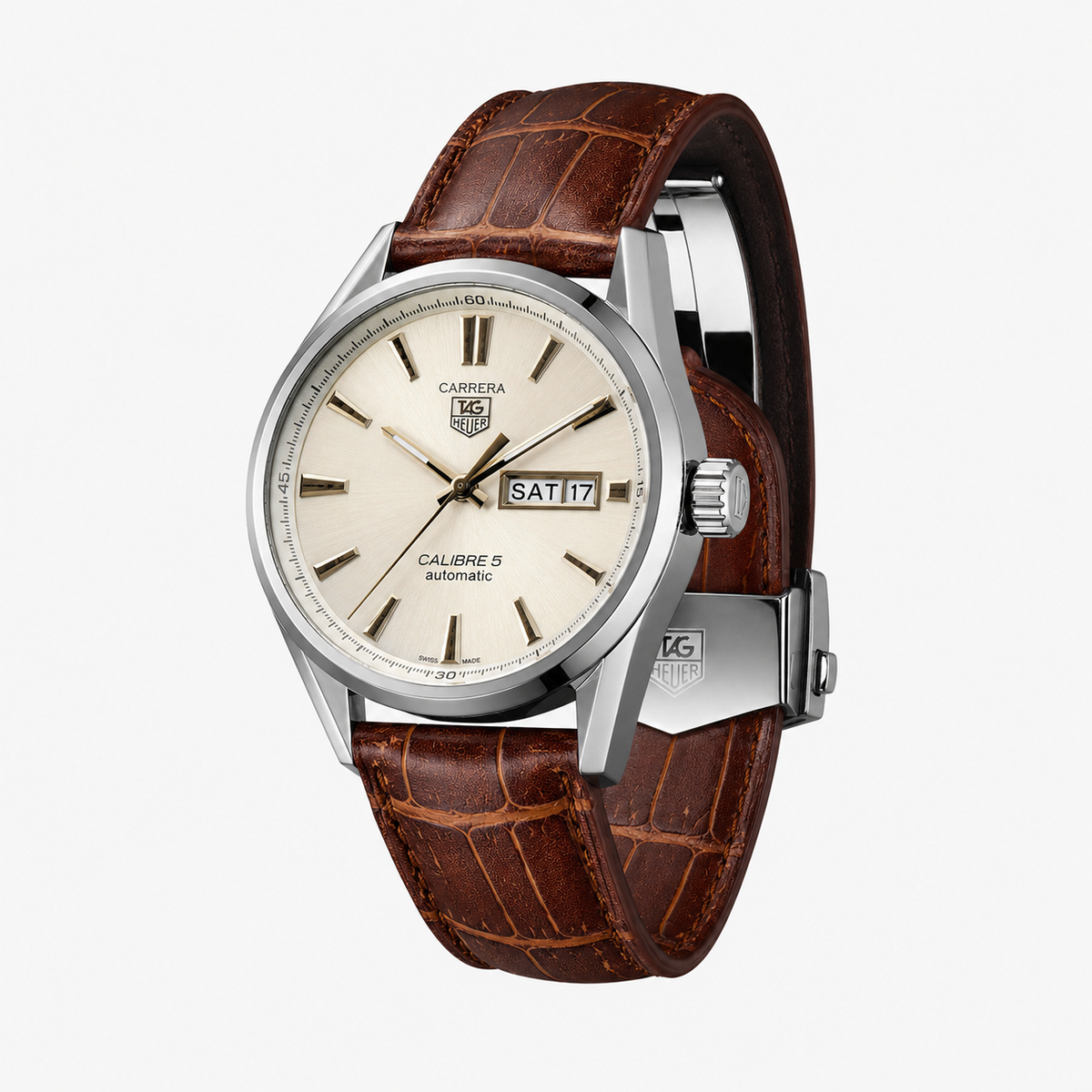 Brown Carrera Day Date Elite Dial Watch