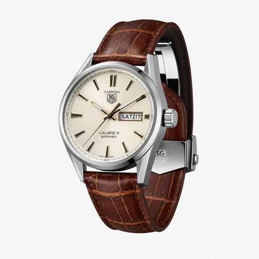 Brown Carrera Day Date Elite Dial Watch