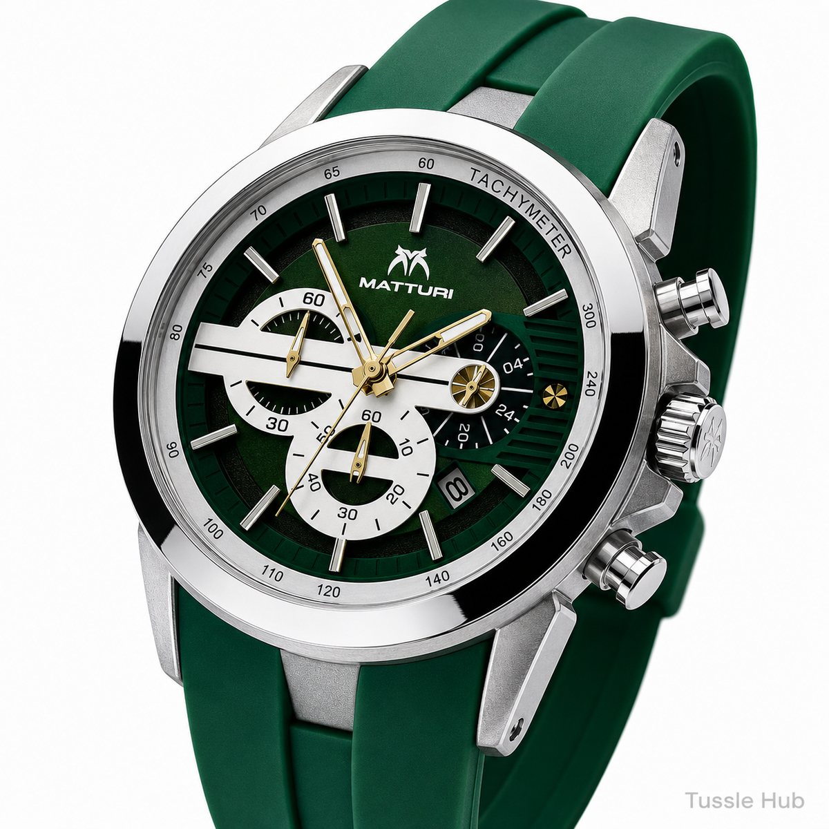Forest Green Matturi Urban Chrono Watch