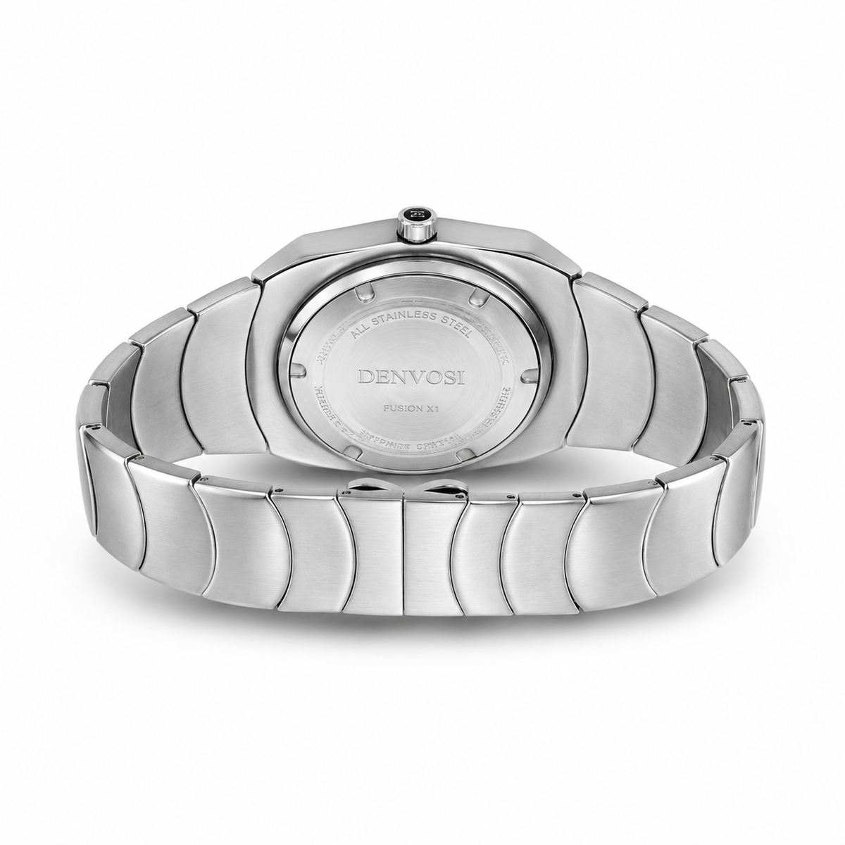 Silver White Matrix Watch