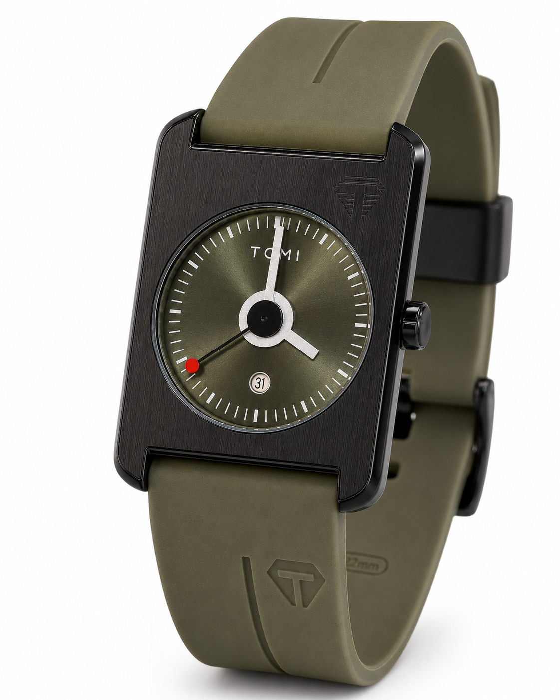 Tomi Tank Magnetic Strap Watch